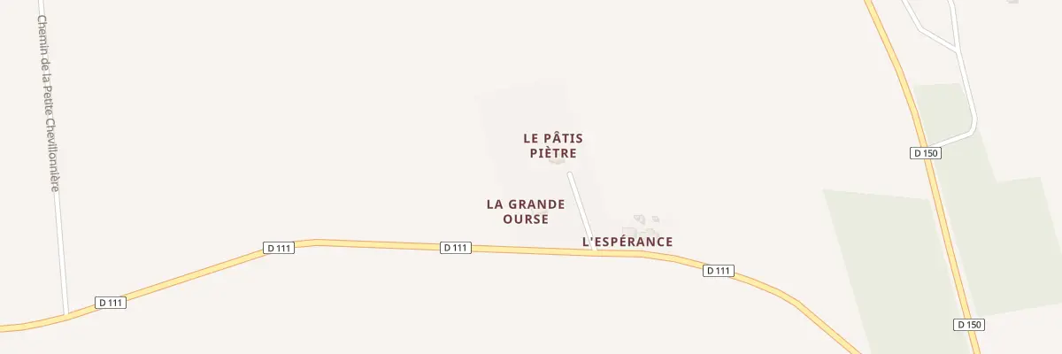 Plan du 614 Rte de St Aignan à La Selle-Craonnaise