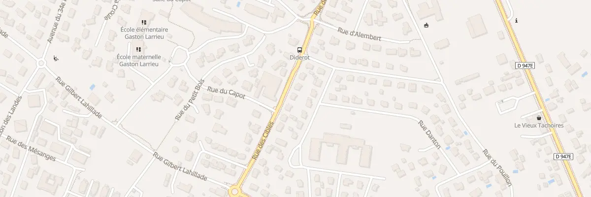 Plan du 196 Rue des Cibles à Saint-Paul-lès-Dax