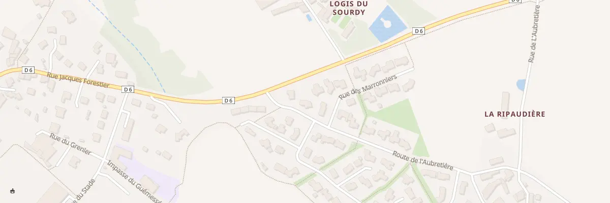 Plan du 3 Rte de l’Aubretière à La Gaubretière