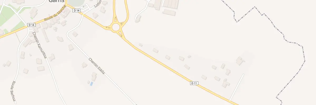 Plan du 335 Rte du Pays de Mixe Rd11 à Garris