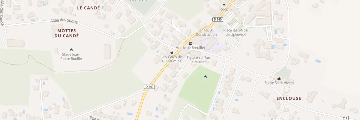 Plan du 24B Rue du Centre à Breuillet