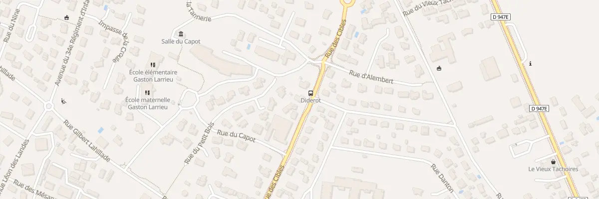 Plan du 241 Rue des Cibles à Saint-Paul-lès-Dax