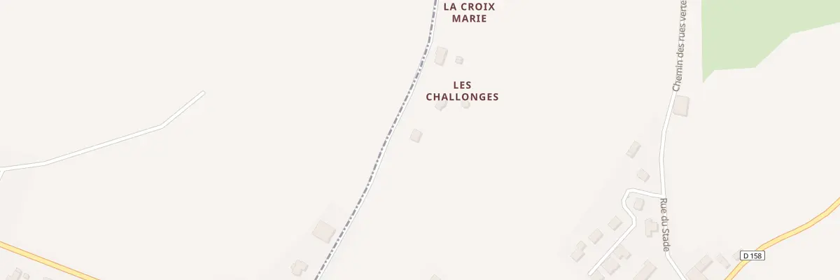 Plan du 282 Che de la Croix Marie à La Pellerine