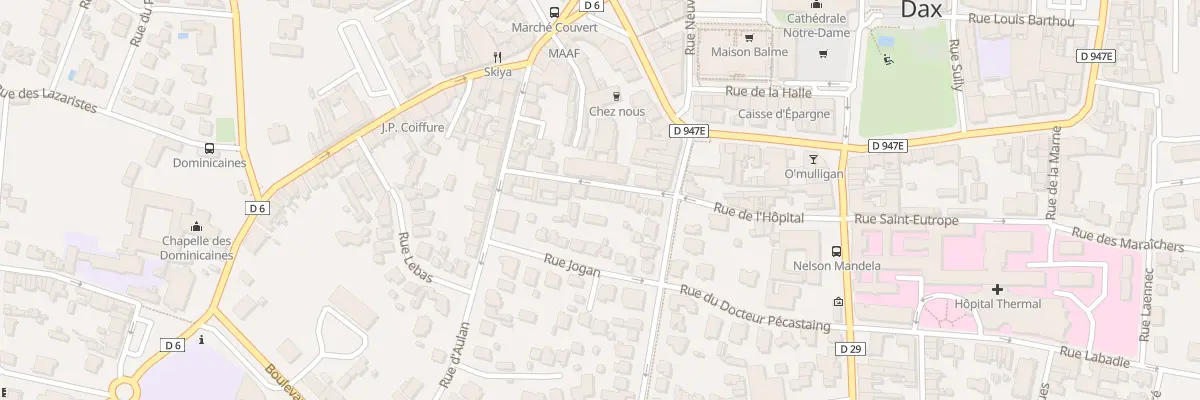 Plan du 26B Rue Ramonbordes à Dax