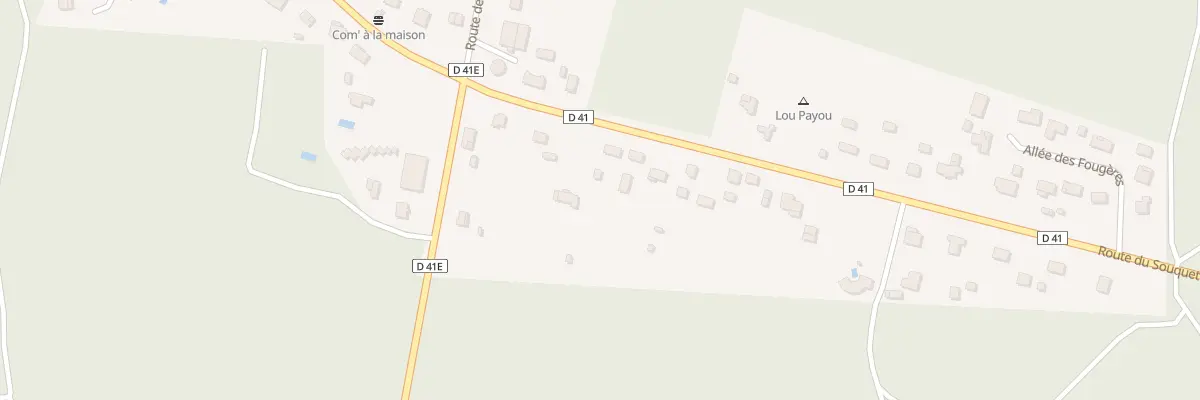 Plan du 130 Rte du Souquet à Lesperon