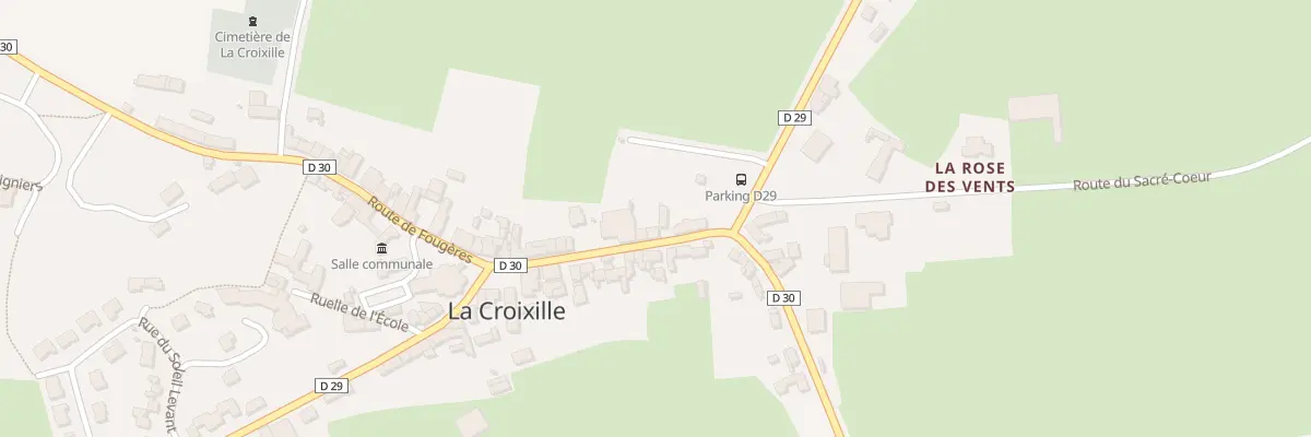 Plan du 11 Rue des Portes de Bretagne à La Croixille