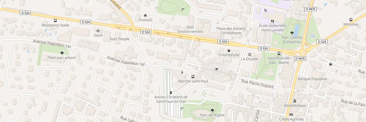 Plan du 2B Av Napoleón 1 à Saint-Paul-lès-Dax