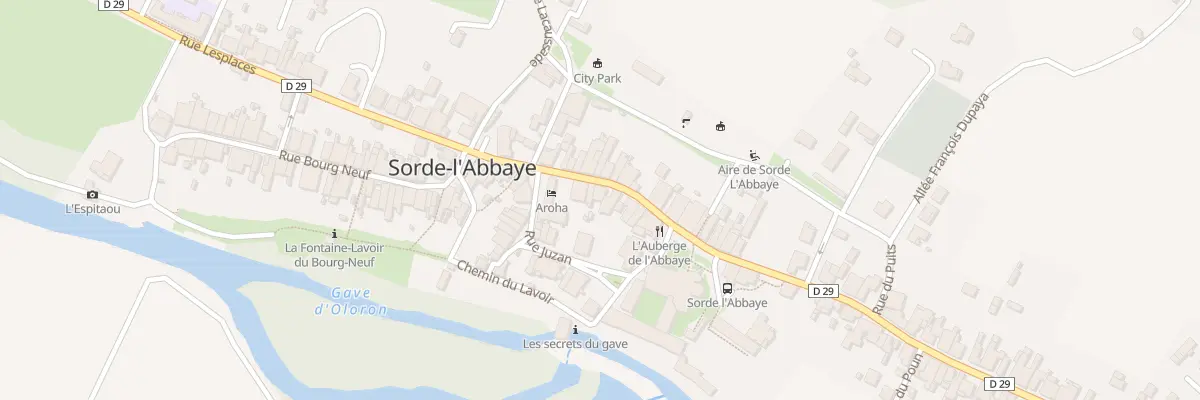 Plan du 63 Rue Lavielle à Sorde-l’Abbaye