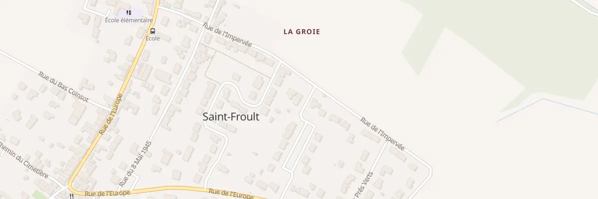 Plan du 8 Rue de la Groie à Saint-Froult