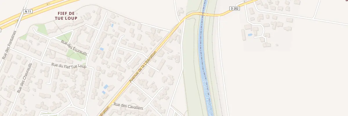 Plan du 58 Av de la Libération à Dompierre-sur-Mer