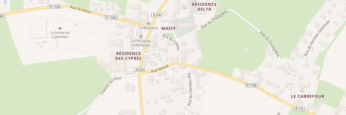Plan du 5 Rue Neuve à Grandcamp-Maisy