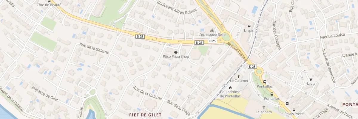 Plan du 14 Bd de la Côte de Beauté à Vaux-sur-Mer