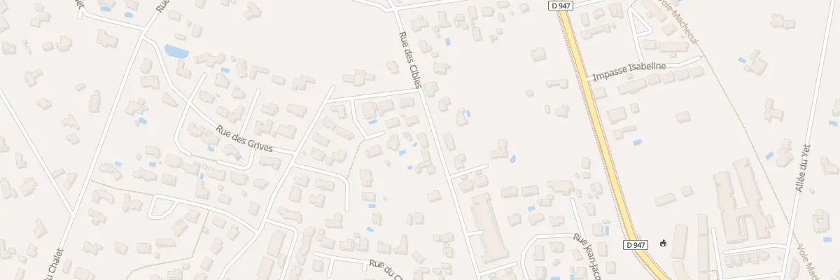 Plan du 875 Rue des Cibles à Saint-Paul-lès-Dax