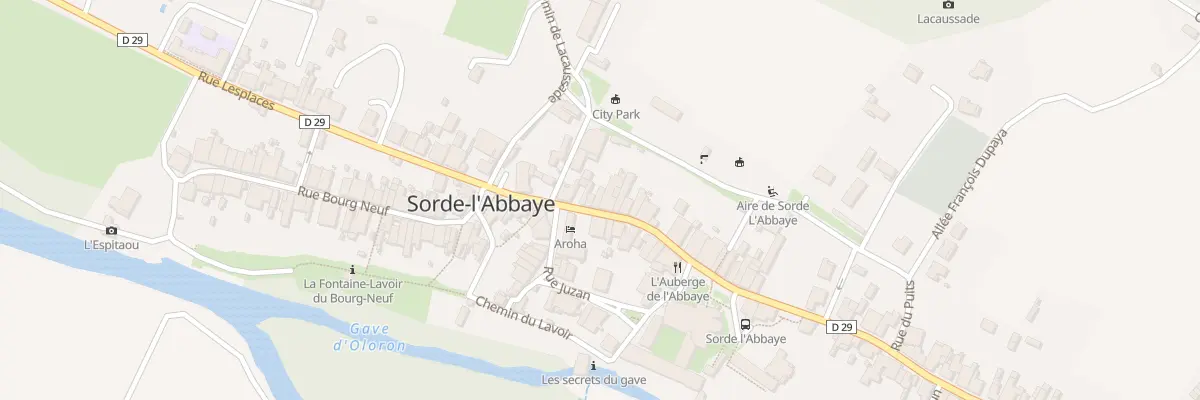 Plan du 84 Rue Lavielle à Sorde-l’Abbaye