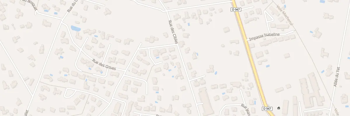 Plan du 899 Rue des Cibles à Saint-Paul-lès-Dax