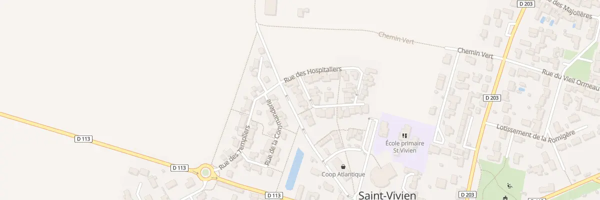 Plan du 6 Rue des Pelerins à Saint-Vivien