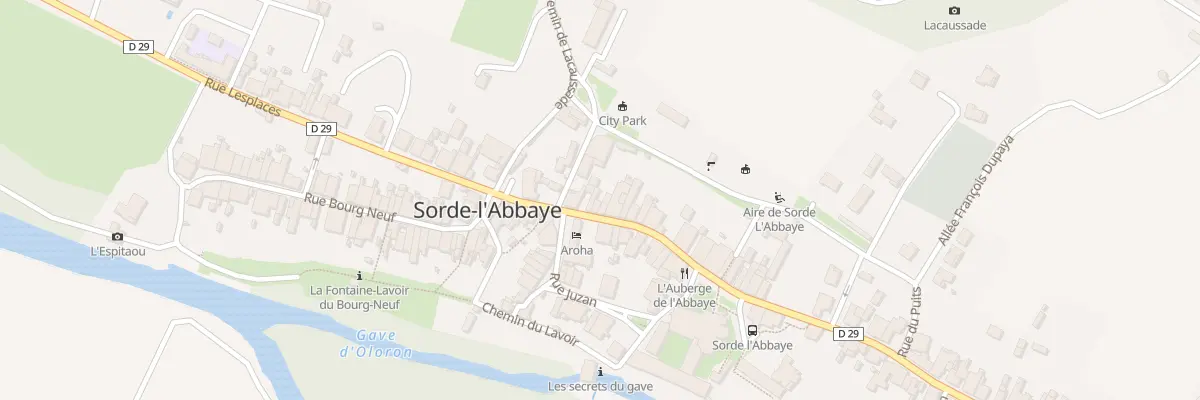 Plan du 92 Rue Lavielle à Sorde-l’Abbaye