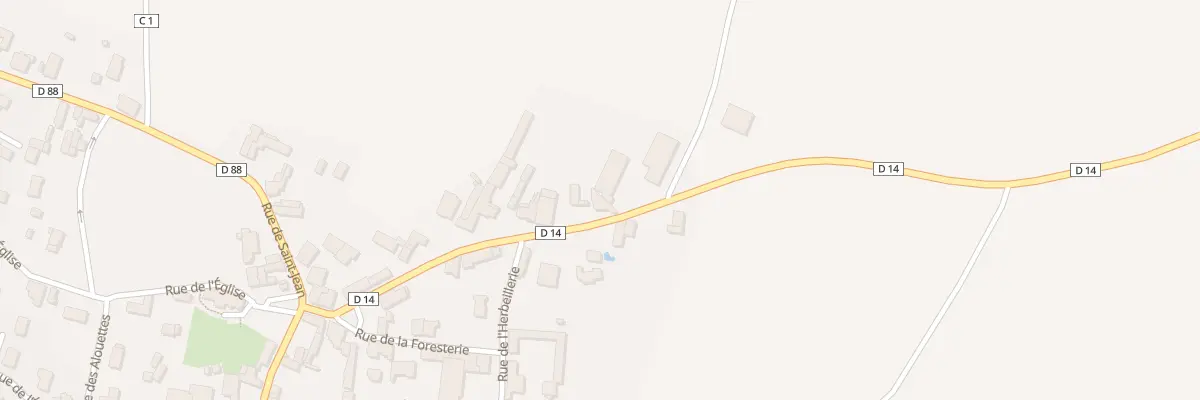 Plan du 23 Rue de St Etienne à Saint-Aubin-la-Plaine