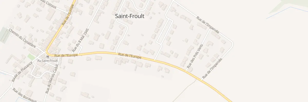 Plan du 85 Rue de l’Europe à Saint-Froult