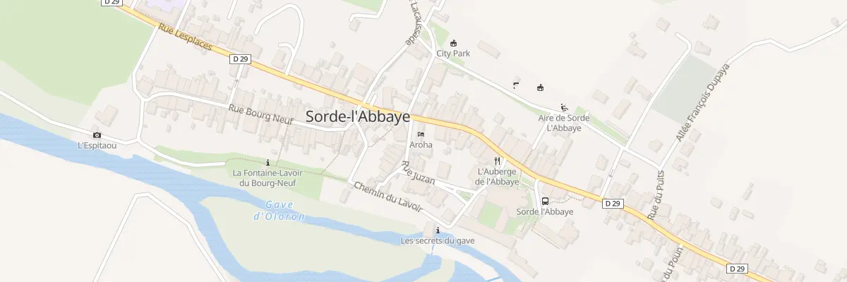Plan du 142 Rue Juzan à Sorde-l’Abbaye