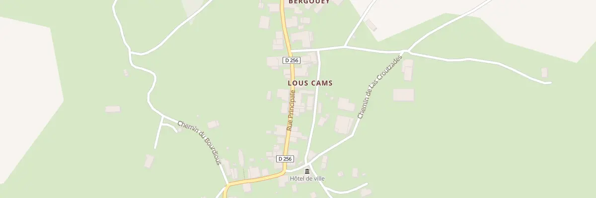 Plan du 5044 Lous Cams à Bergouey-Viellenave