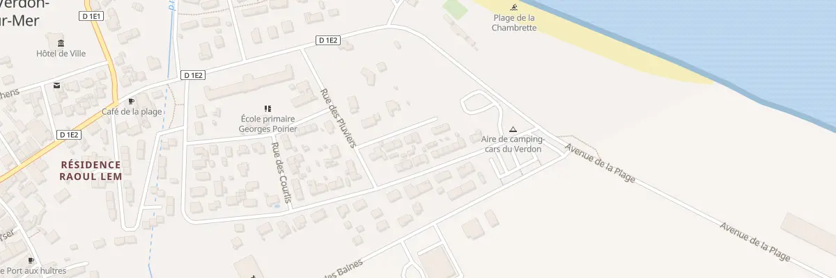 Plan du 24 Rue Sainte Colombe au Verdon-sur-Mer