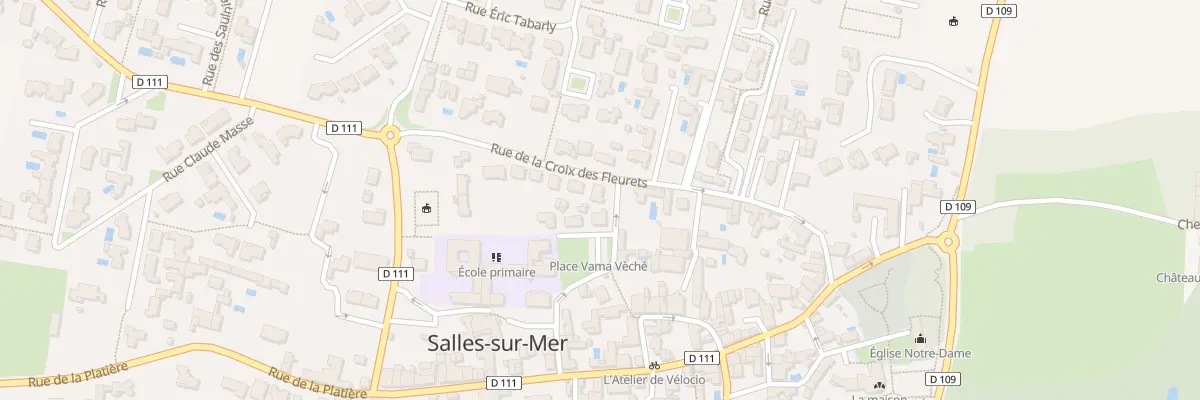 Plan du 17 Rue de la Croix des Fleurets à Salles-sur-Mer