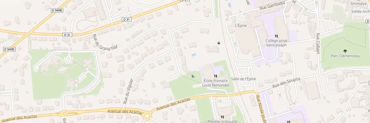 Plan du 3 Imp des Écoliers à Chantonnay