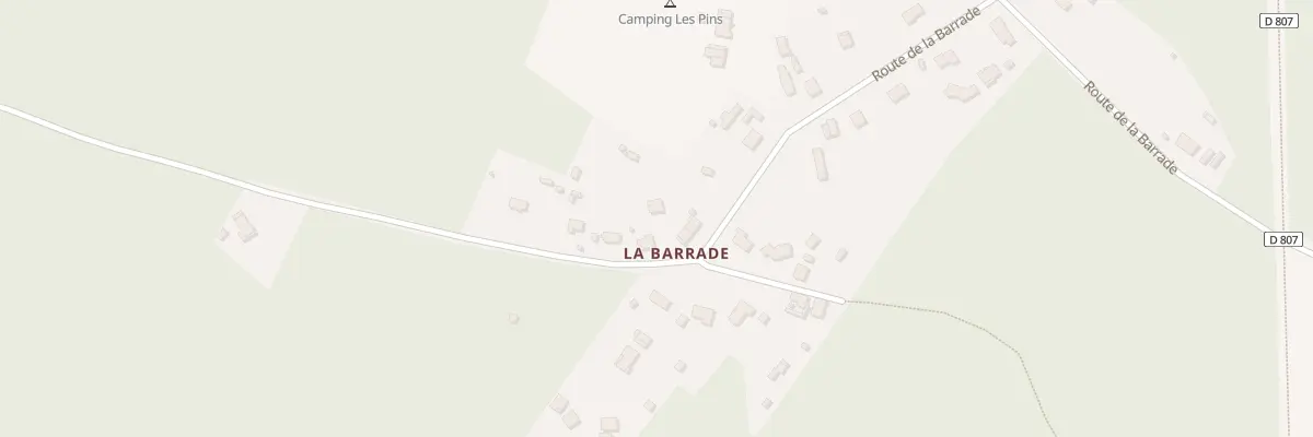 Plan du 30 Rte de la Barrade à Carcans