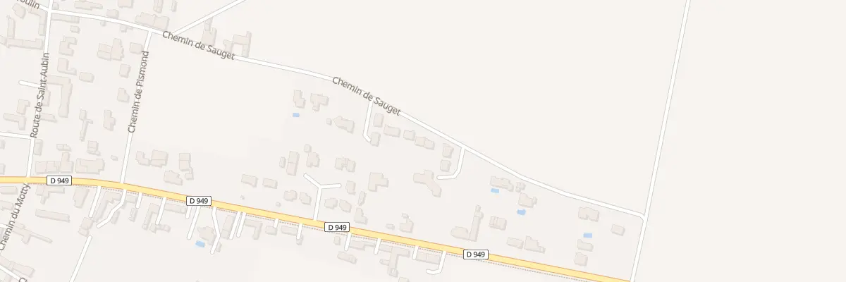 Plan du 38 Chemin de sauget à Nalliers