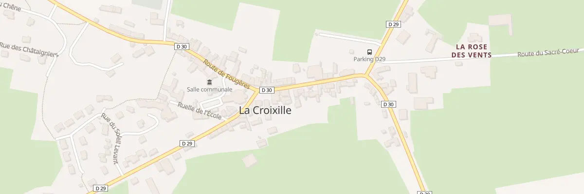 Plan du 4B Rue des Portes de Bretagne à La Croixille