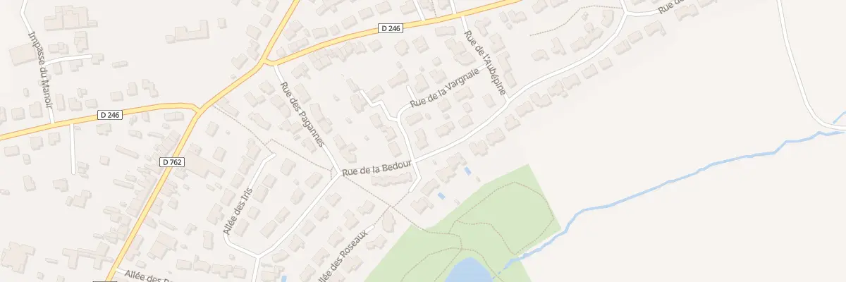 Plan du 2 Rue de la Vargnaie à Beaupréau-en-Mauges