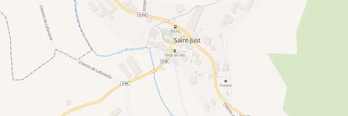 Plan du 5060 Village à Saint-Just-Ibarre
