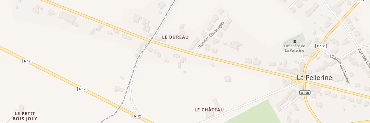 Plan du 23 Rue de Bretagne à La Pellerine