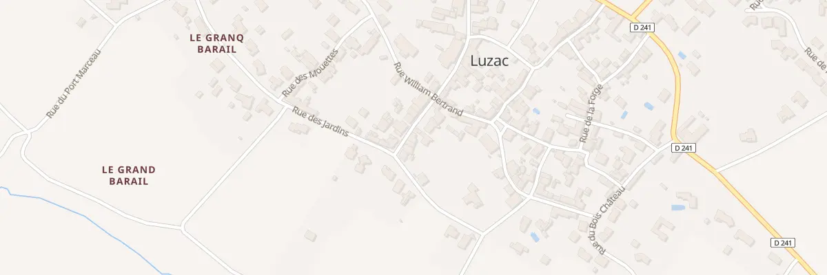 Plan du 5 Rue du Gen Besson à Saint-Just-Luzac