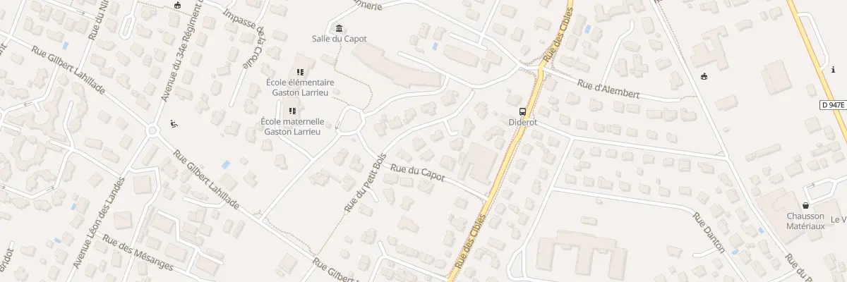 Plan du 196 Rue du Petit Bois à Saint-Paul-lès-Dax