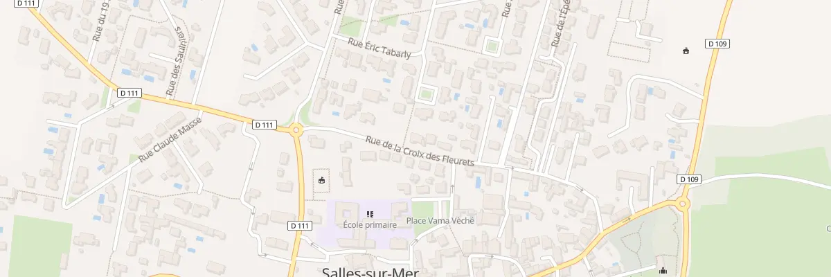 Plan du 16T Rue de la Croix des Fleurets à Salles-sur-Mer