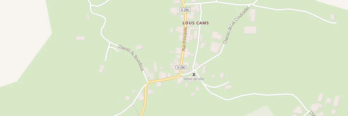 Plan du 5011 Lous Cazaux à Bergouey-Viellenave