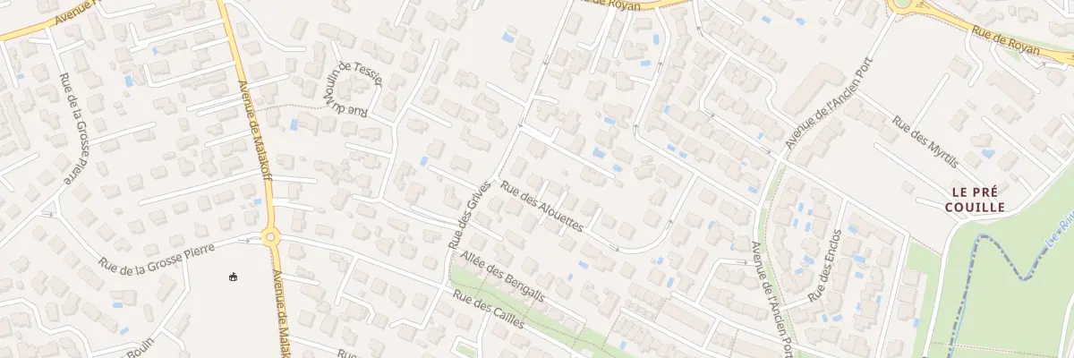 Plan du 4 Rue des Alouettes à Vaux-sur-Mer