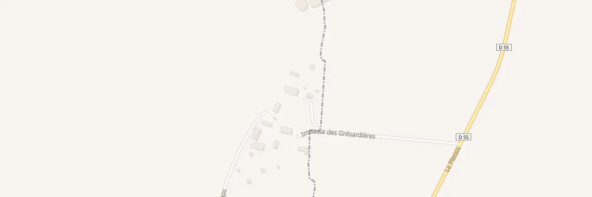 Plan du 5134 Les Gresardieres au Mesnillard