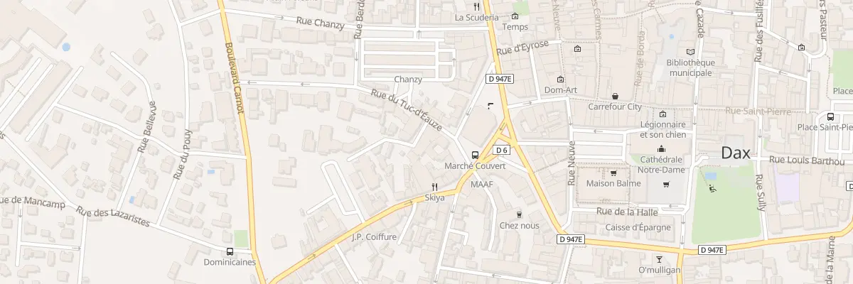 Plan du 5 Rue du Tuc-d’Eauze à Dax