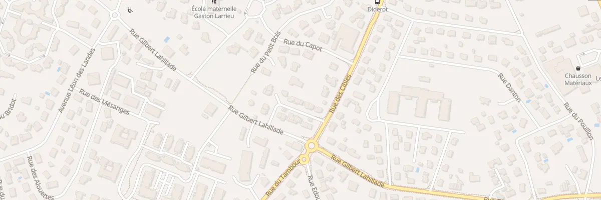 Plan du 9084 Rue des Cibles à Saint-Paul-lès-Dax