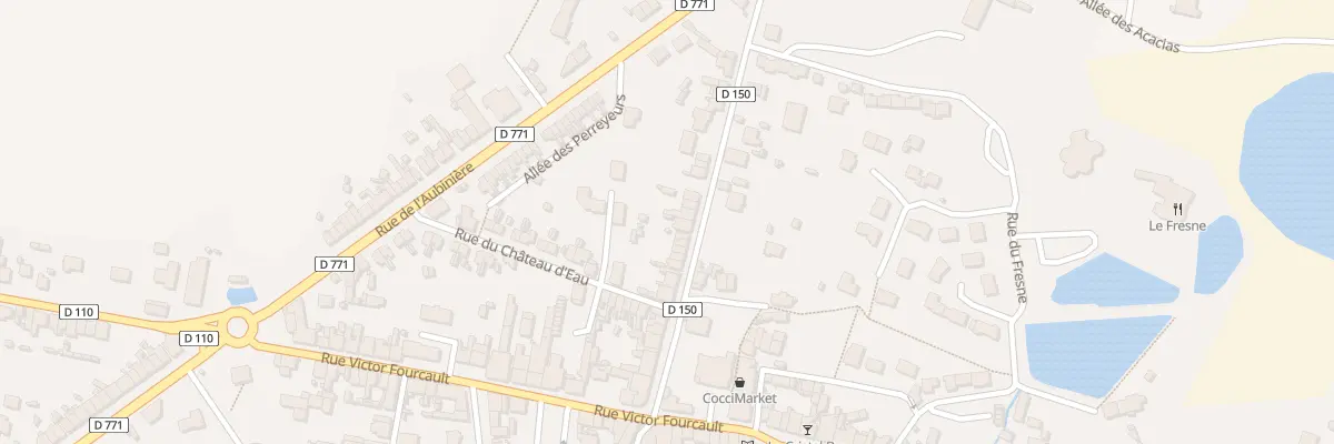 Plan du 27 Rue du Maréchal Leclerc à Renazé