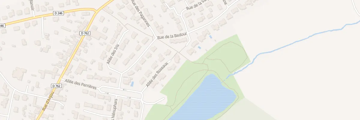 Plan du 6 All des Roseaux à Beaupréau-en-Mauges