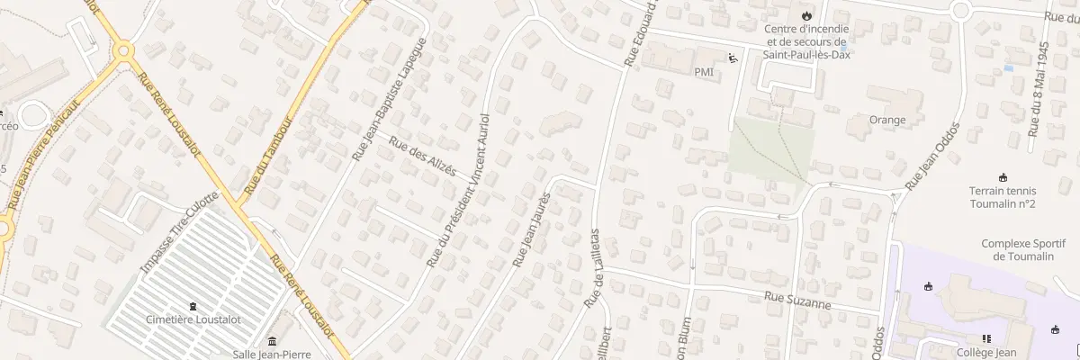 Plan du 31 Rue Jean Jaurès à Saint-Paul-lès-Dax