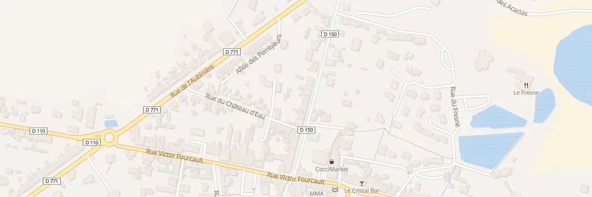 Plan du 23 Rue du Maréchal Leclerc à Renazé