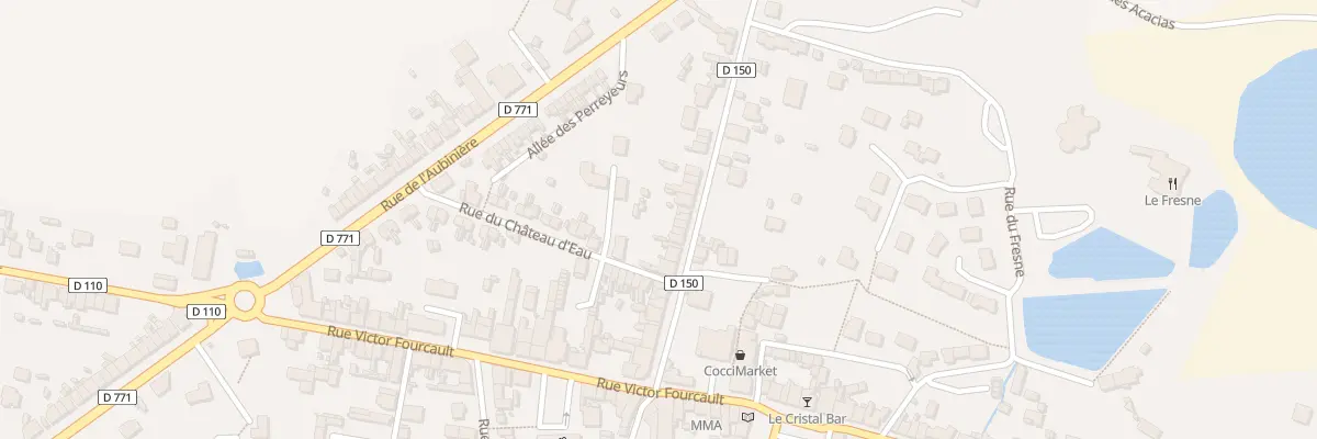 Plan du 21 Rue du Maréchal Leclerc à Renazé
