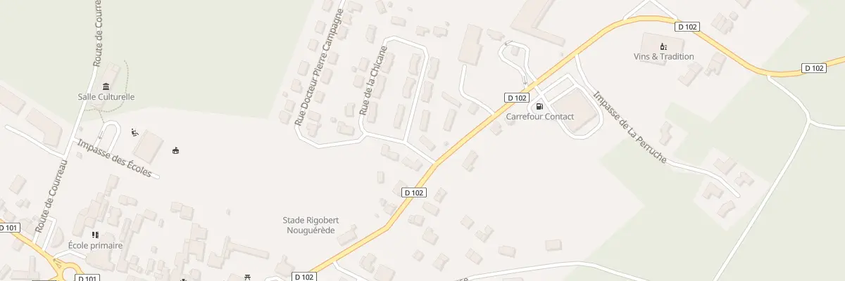 Plan du 32 Rue de La Chicane à Vendays-Montalivet