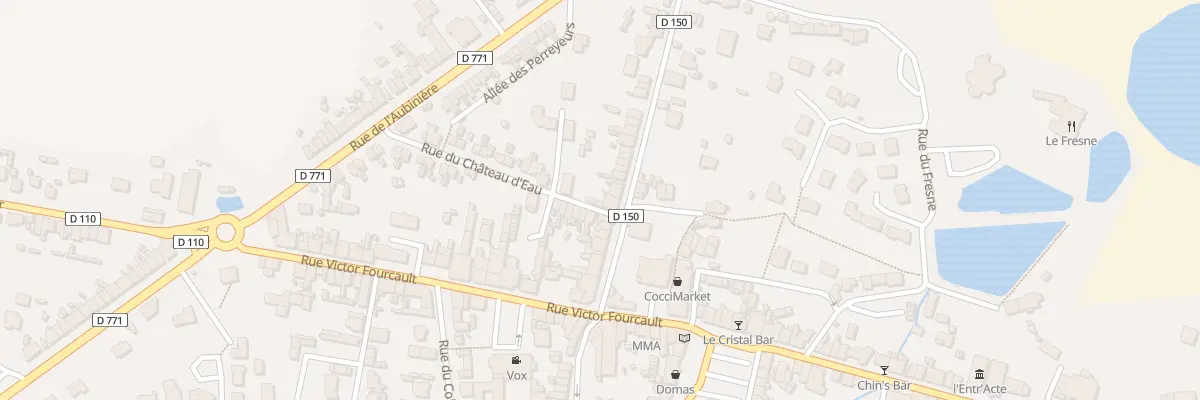 Plan du 13 Rue du Maréchal Leclerc à Renazé