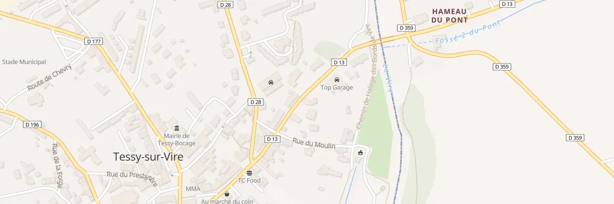 Plan du 14 Rue St Pierre et Miquelon à Tessy-Bocage